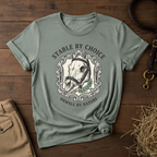 Stable By Choice Horse Skull Tee