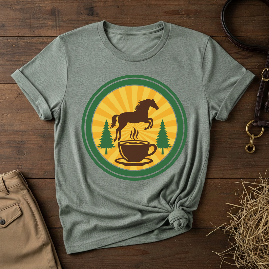 Coffee & Horse Graphic Tee