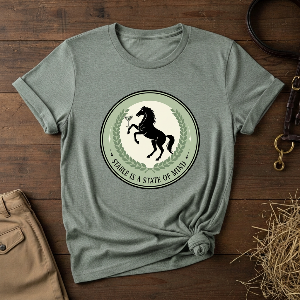 Stable Is a State of Mind Horse T-Shirt