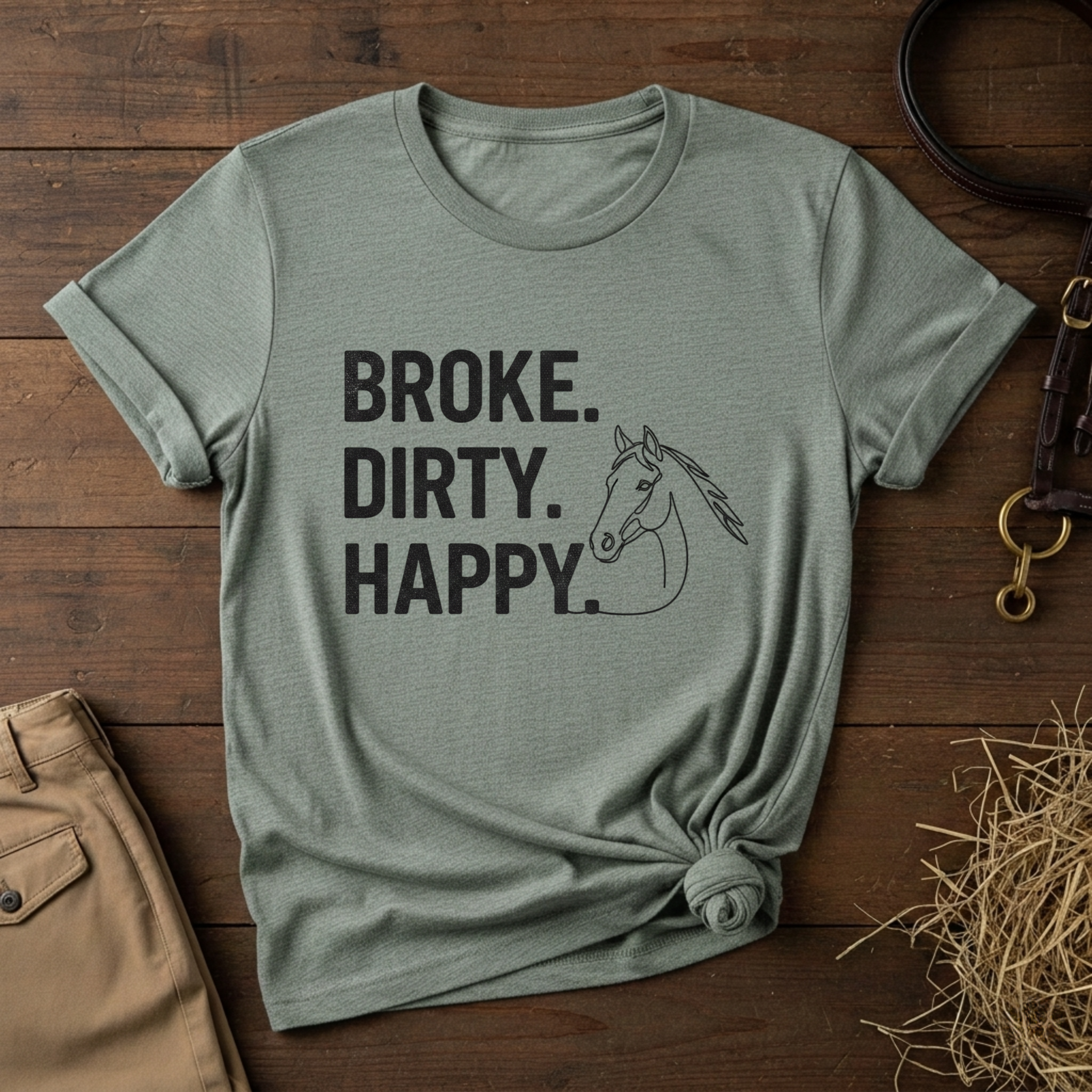 Broke. Dirty. Happy.