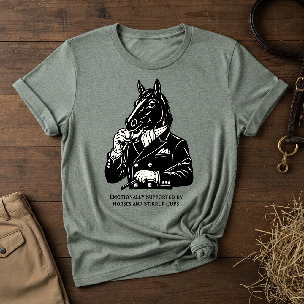 Emotionally Supported by Stirrup Cups Tee