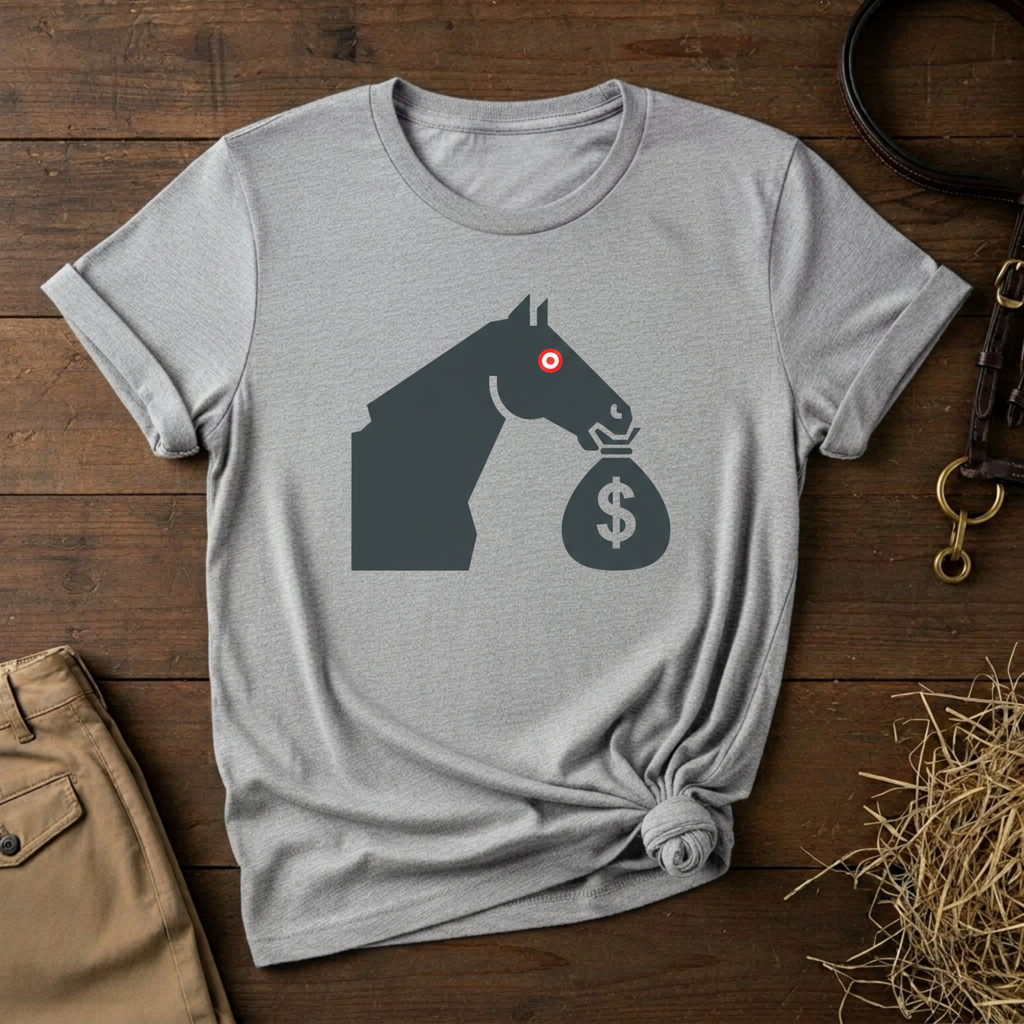 Equestrian Money Bag T-Shirt