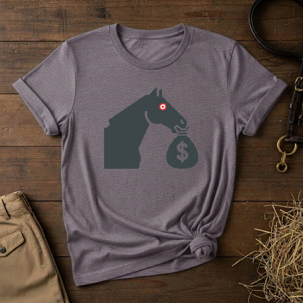 Equestrian Money Bag T-Shirt