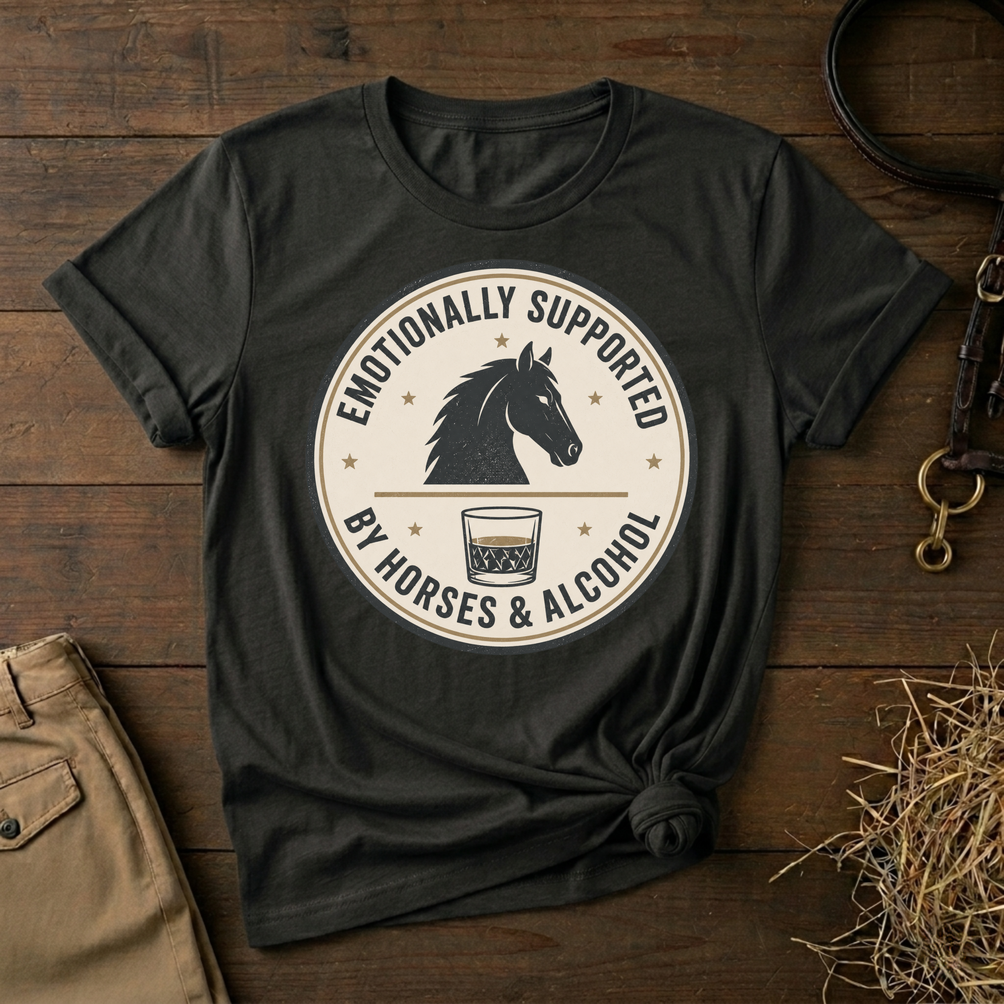 Emotionally Supported Horse Lover Shirt