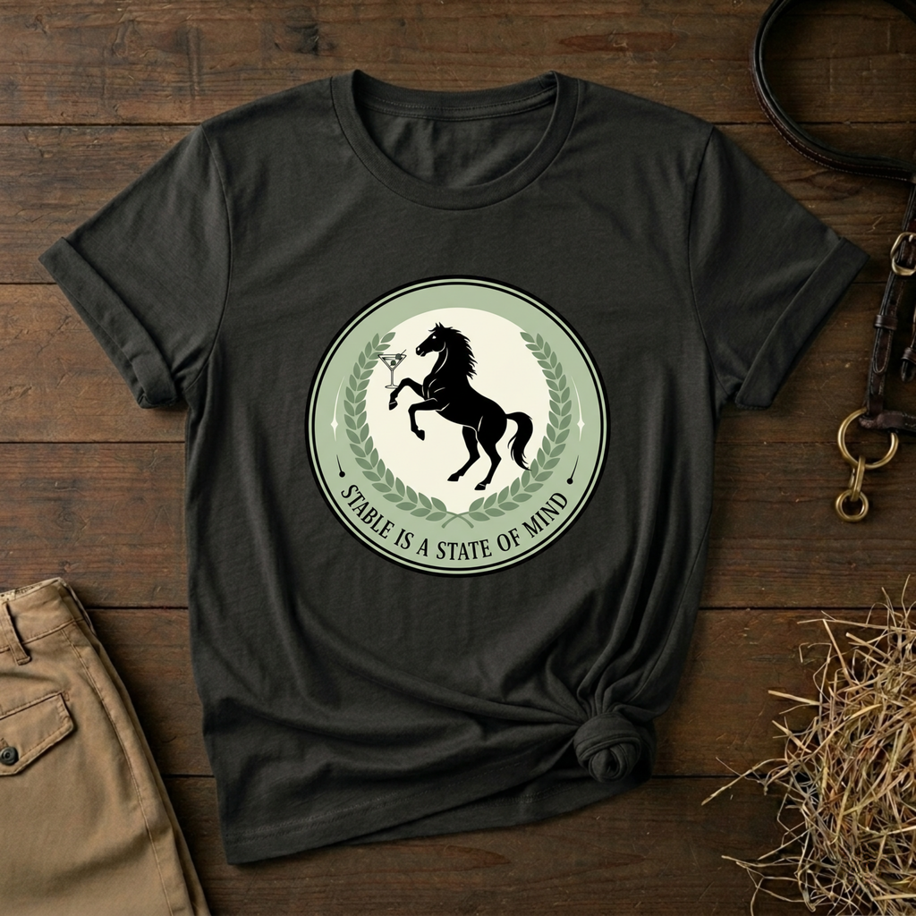 Stable Is a State of Mind Horse T-Shirt