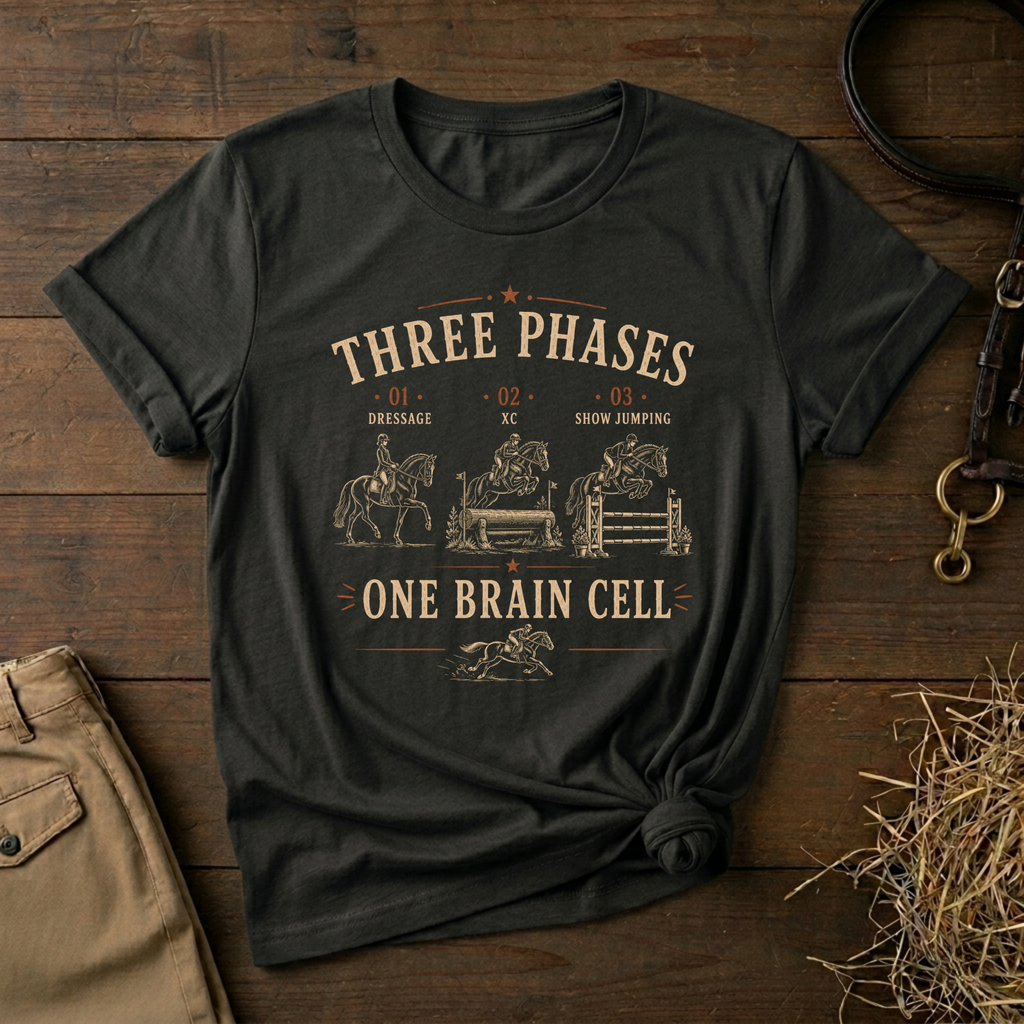 Three Phases One Brain Cell Tee