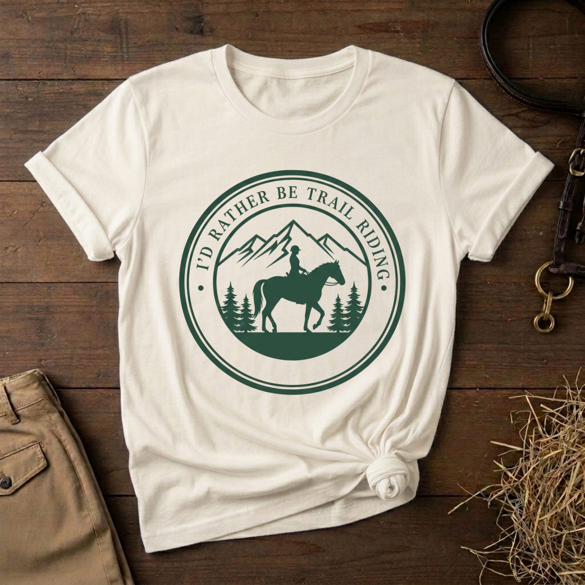 I'd Rather Be Trail Riding T-Shirt