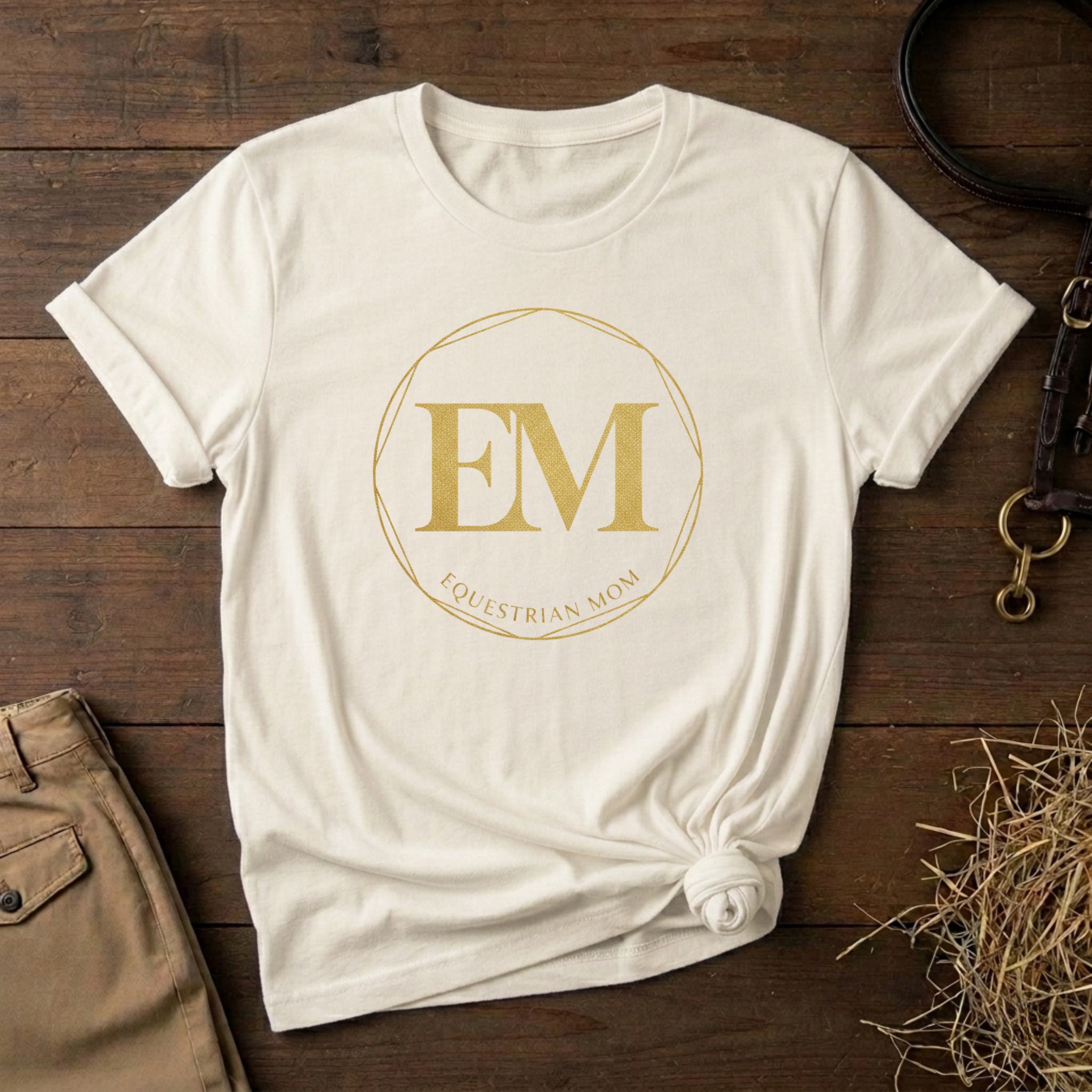 Equestrian Mom Elegant Tee