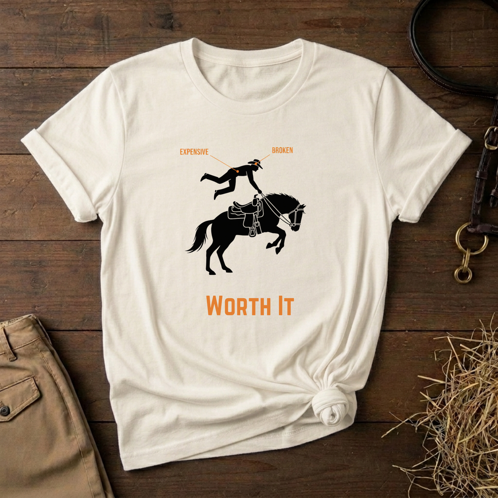 Worth It, Rodeo Equestrian Tee