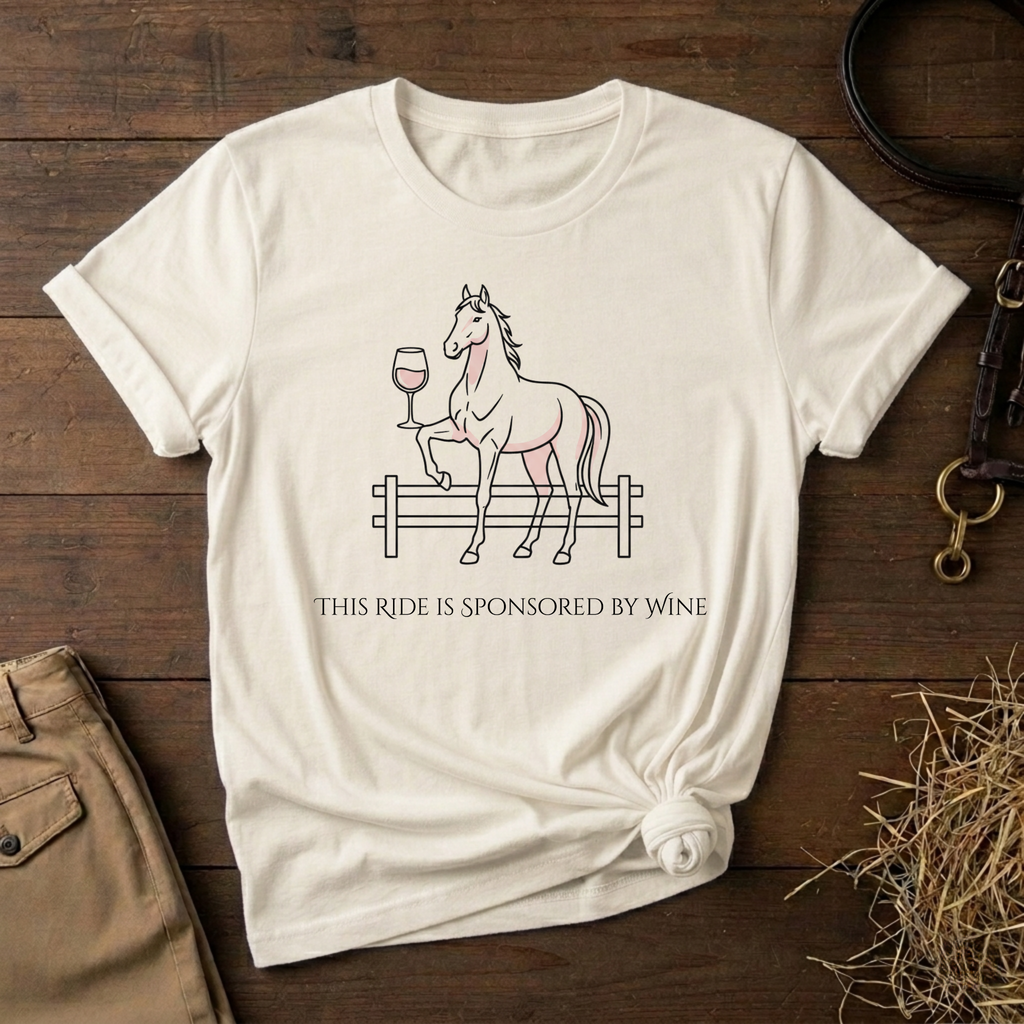 This Ride Is Sponsored By Wine Graphic Tee