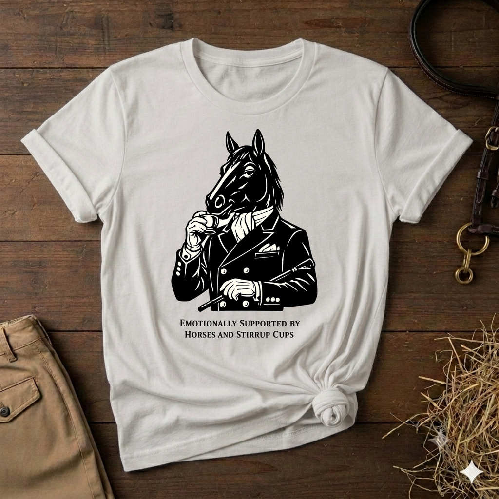 Emotionally Supported by Stirrup Cups Tee