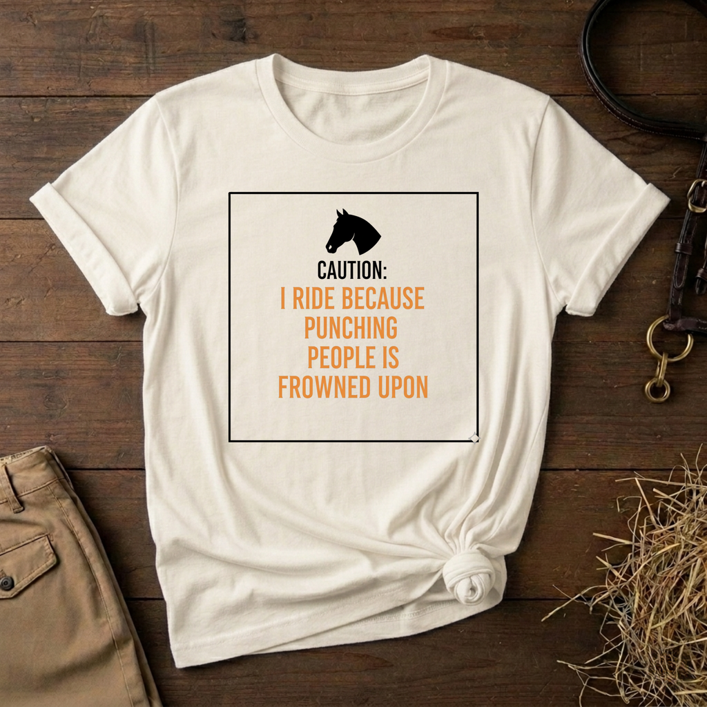 Caution: I Ride Because Punching People Is Frowned Upon