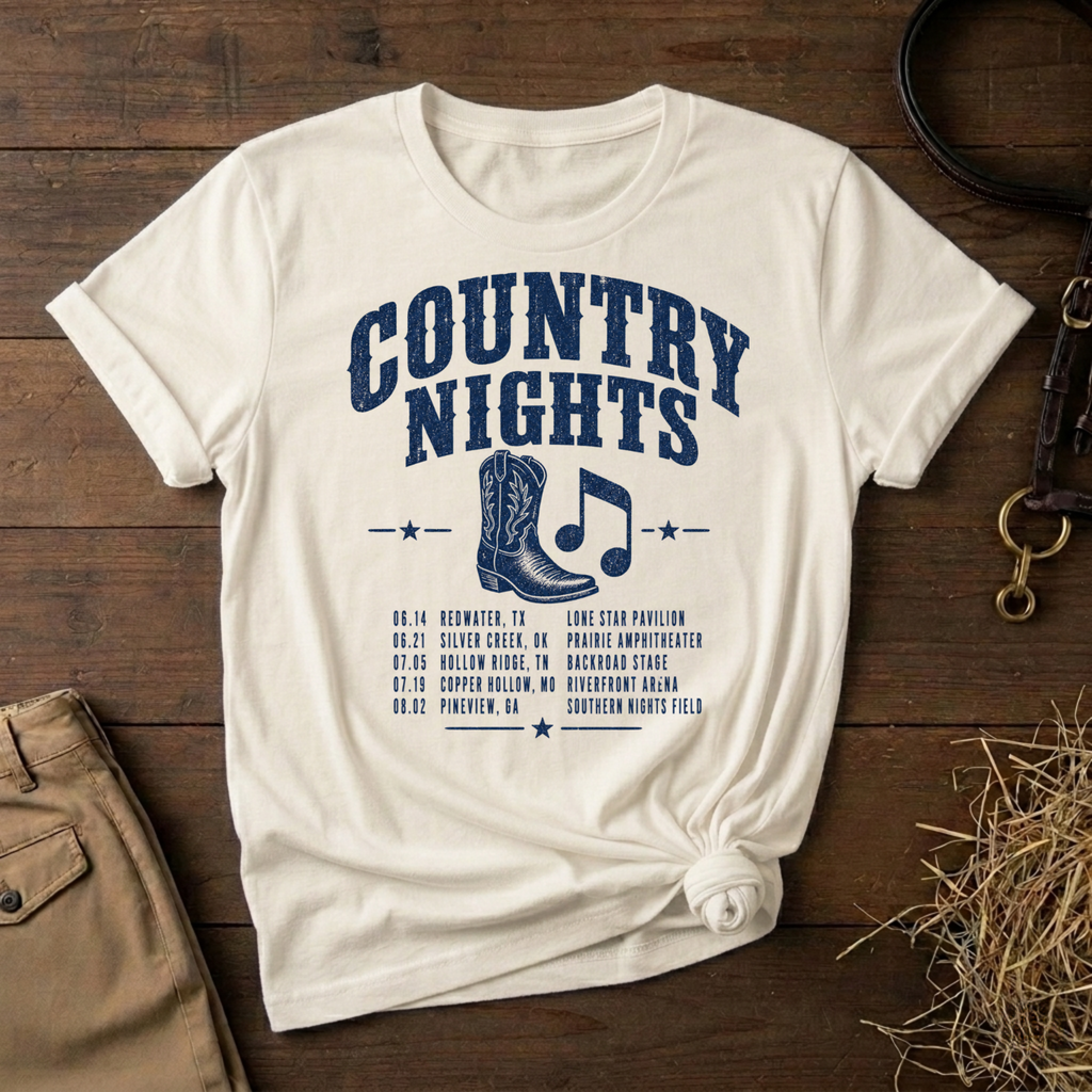 Country Nights Concert T-Shirt