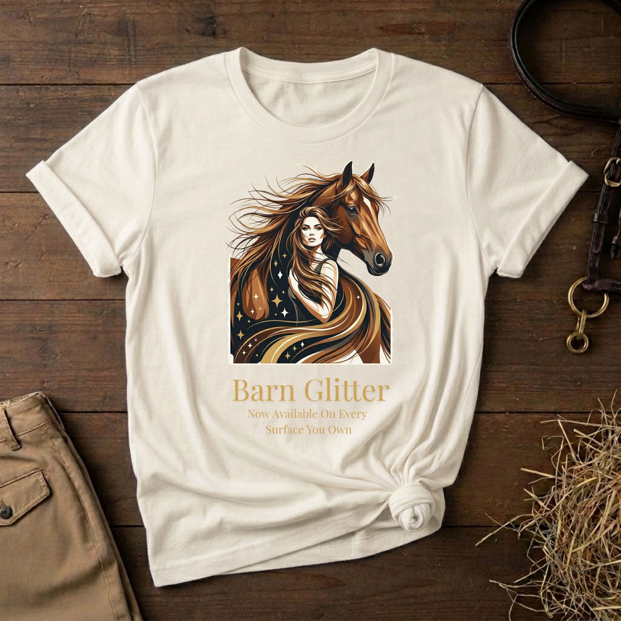 Barn Glitter T-Shirt