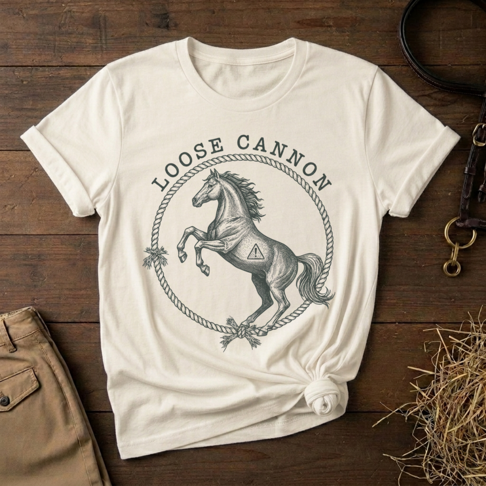 Loose Cannon Horse Graphic Tee