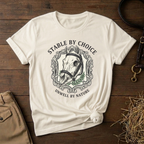 Stable By Choice Horse Skull Tee