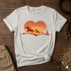 Heart Horse Sunset Tee