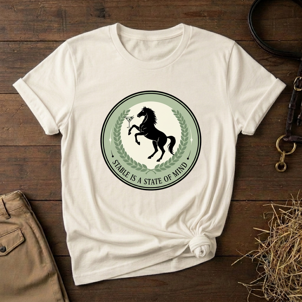 Stable Is a State of Mind Horse T-Shirt