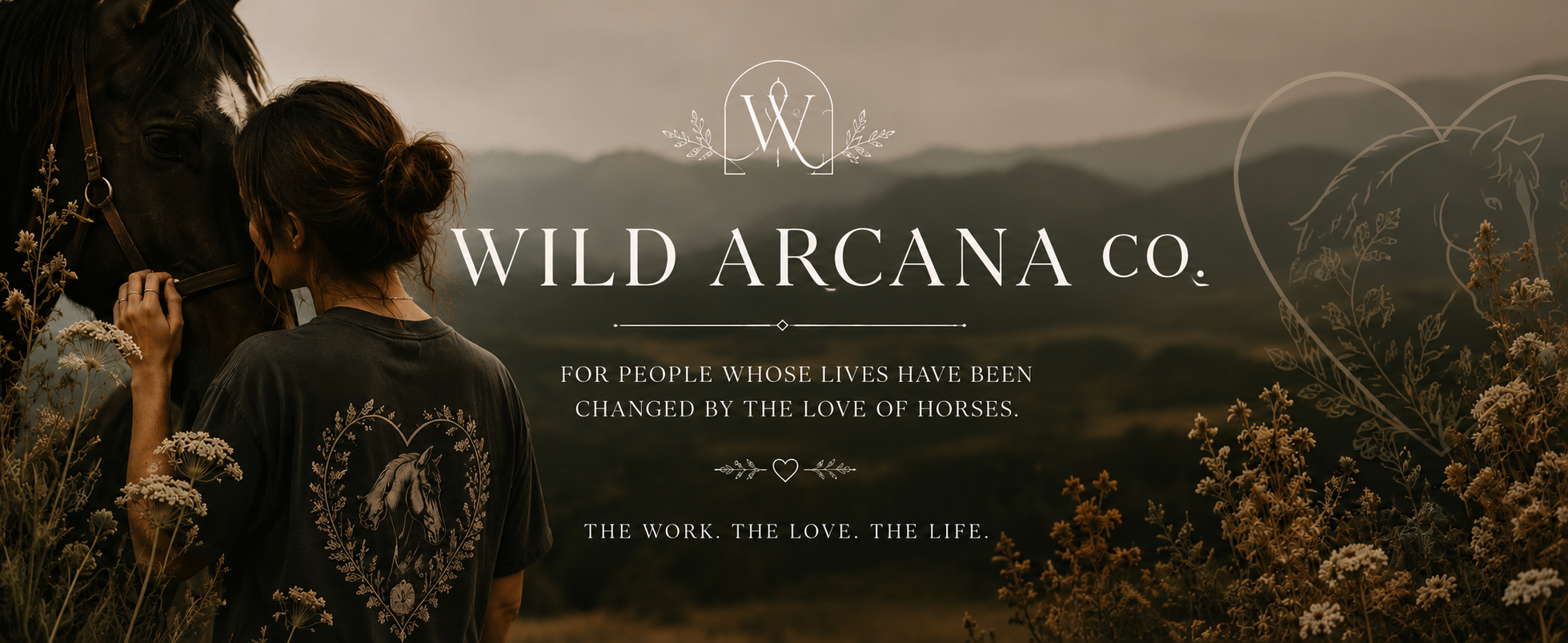 Wild Arcana Co. Equestrian T-Shirts – bold, nature-inspired designs for riders and free spirits